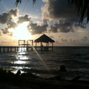 Belize Beach Sunset